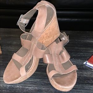 Nine West Leather wedges